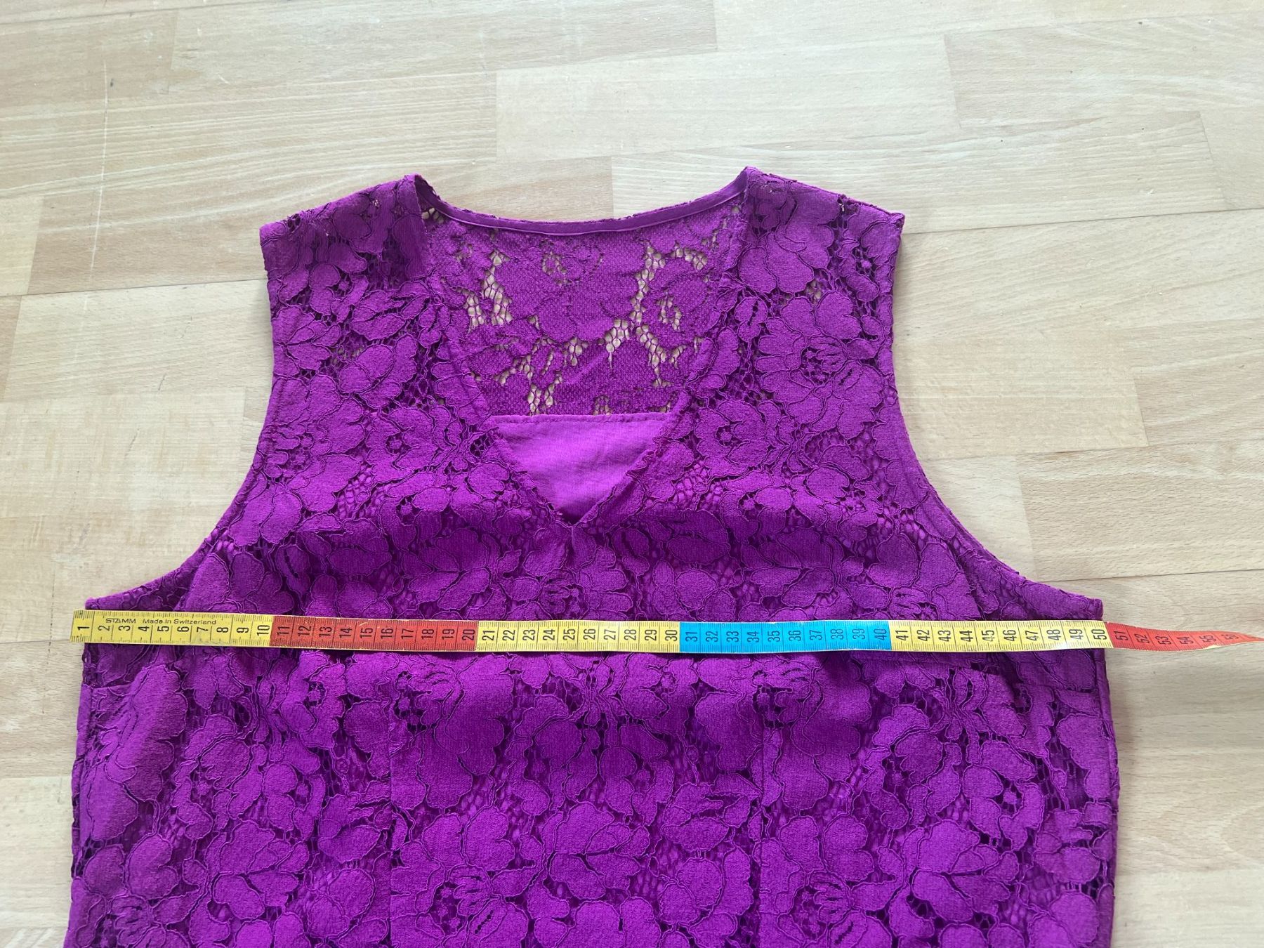 Colora Camicette: Colora Spitzen Bluse, Gr. L, Dunkelpink, NEU – Nuovo e nell'imballaggio originale da Worb venduto da farben20zauber 4