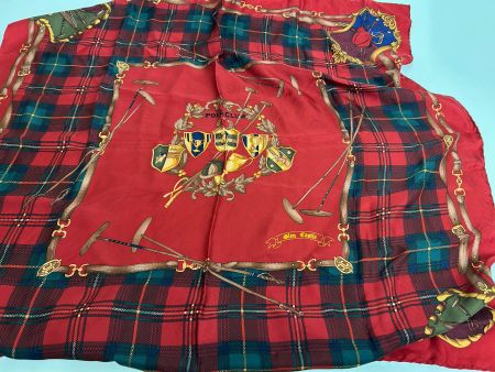 Foulard, Seidentuch, Schal, Glen Castle, POLO CLUB