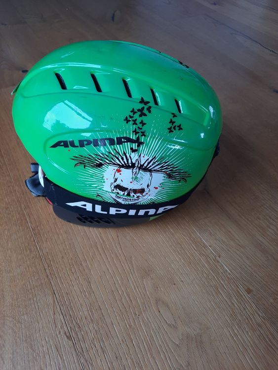 Kinder Skihelm mit Brille ALPINA Kaufen auf Ricardo