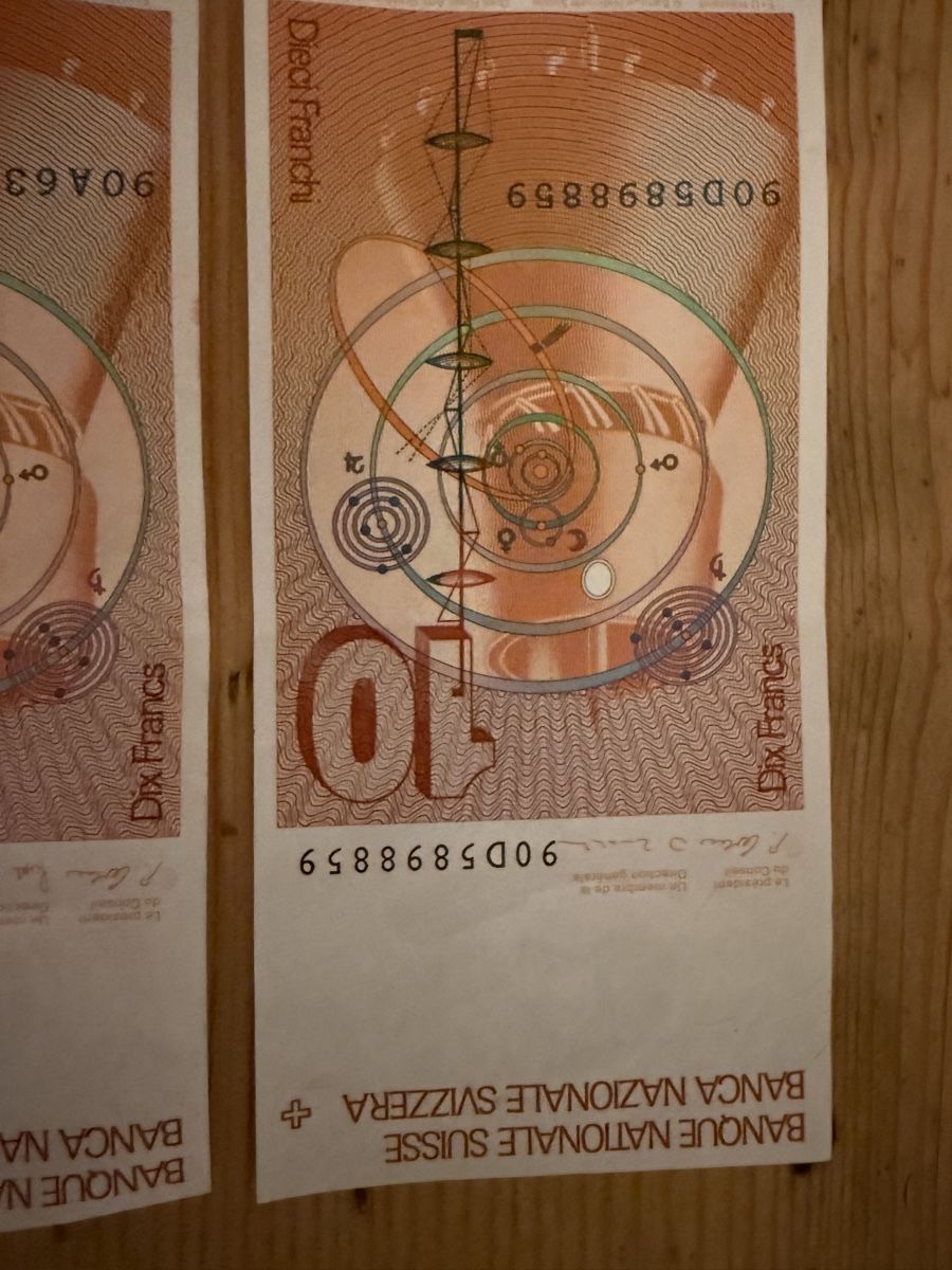 Billets de banque: 3 x 10 Franken Note Schweiz 6. Serie – Neuf (Voir description) à Hettlingen par Sabian5 2