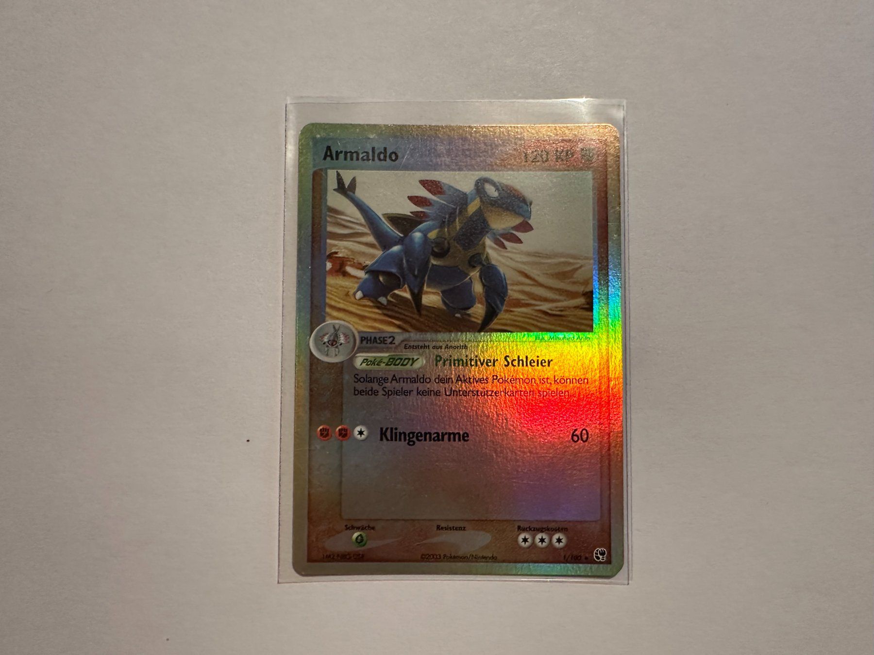 Pokémon Sammelbilder & Trading cards: Armaldo reverse holo Ex Sandsturm DE – Gebraucht aus Hagendorn von Pokecollectorch