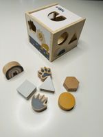 Motorikspielzeug, Holzsortierbox
