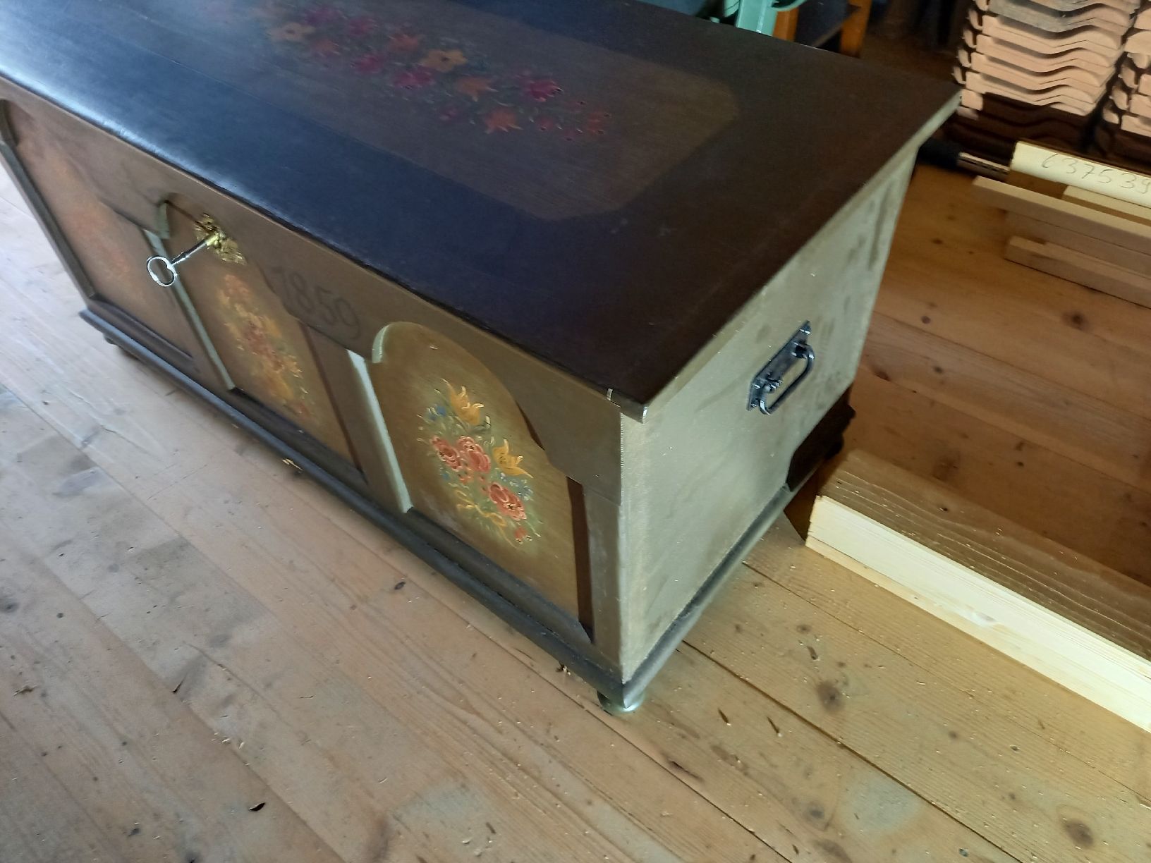 Coffres: Alte Holztruhe  – D'occasion à Thierachern par Gari76 3