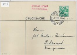 Echallens Place du Chateau 9.VI.1938