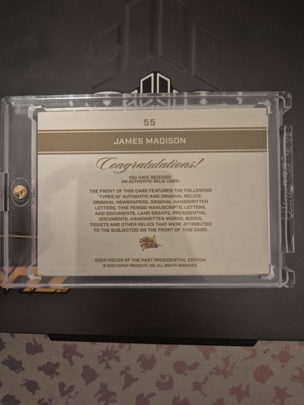 Carte collezionabili: James Madison Authentic Relic – Nuovo (secondo la descrizione) da Wetzikon ZH venduto da jas_c5d8 1