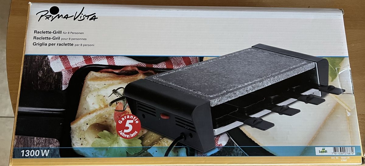 Cucine complete: Appareil à raclette – Nuovo e nell'imballaggio originale da Roche d’or venduto da d.domont