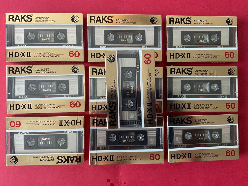 10 Kassetten RAKS HD- X II NEU für ReVox,Teac,Akai (Gebraucht) in ...