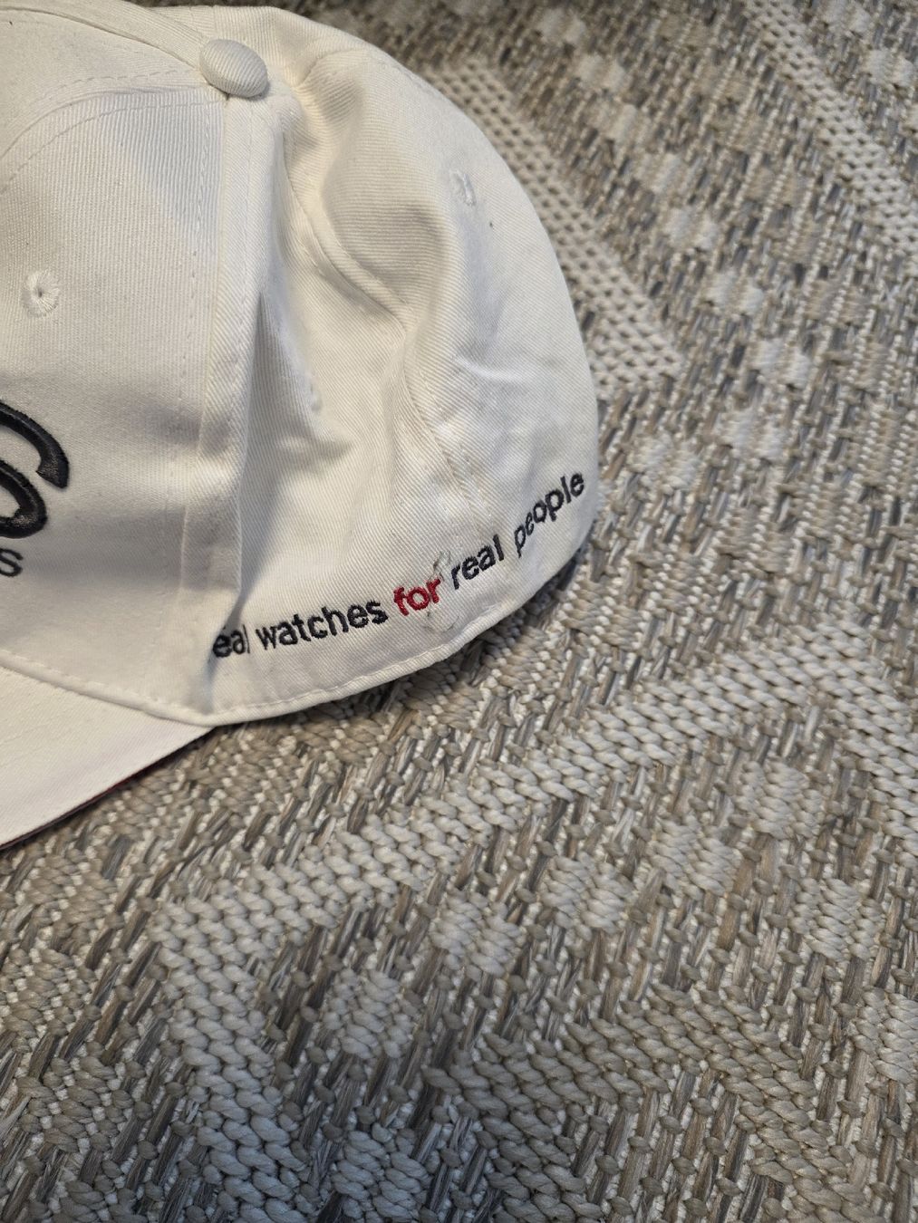 Copricapi, berretti & cappellini: ORIS Swiss Watches Baseballcap Weiss – Usato da Dorf venduto da Echo_Elements 1