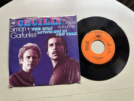 SIMON & GARFUNKEL ART PAUL tolle Single 60's Cecilia Hit