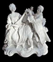 Gruppo scultoreo in porcellana bianca "Richard Ginori"