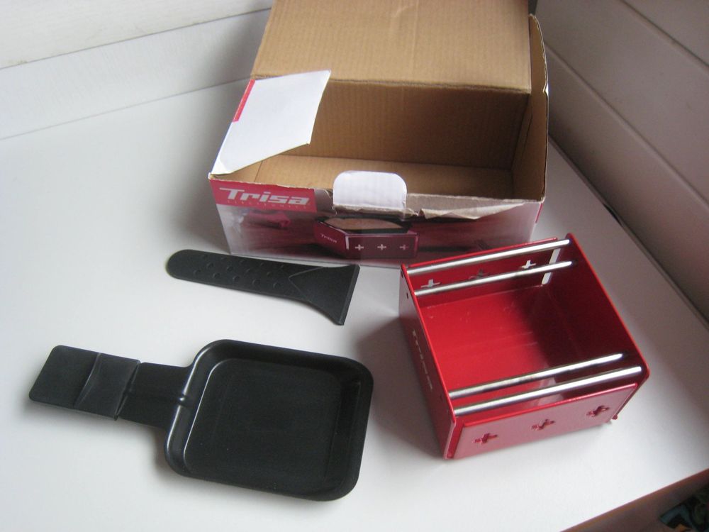 My Raclette rot TRISA Rechaud Raclette MINI | Kaufen auf Ricardo