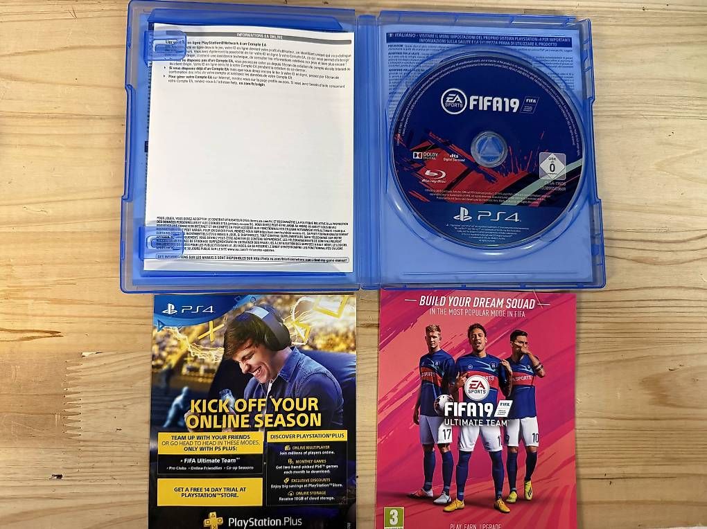 Sony Giochi: FIFA 19 PS4 mit Hülle und Disc – Usato da Dietikon venduto da Sir.Franzelot 2