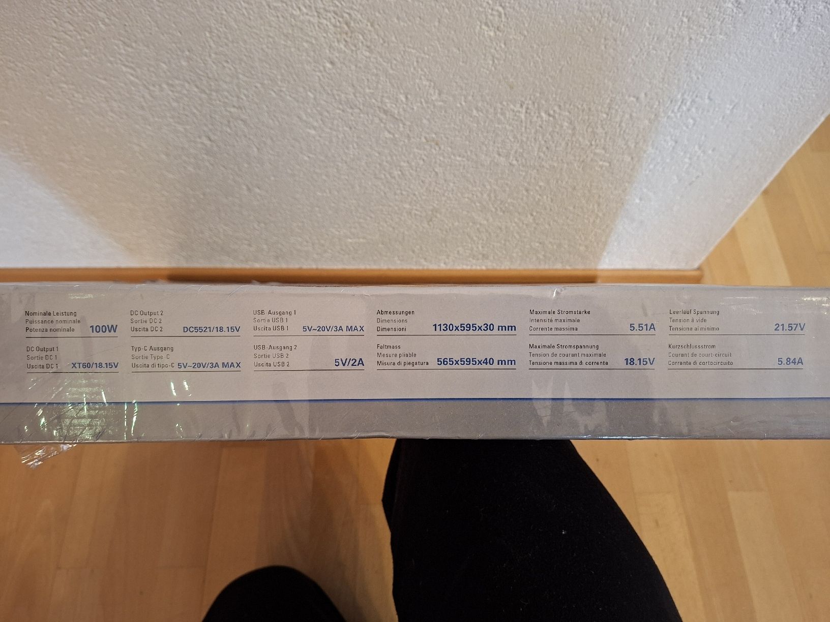 Solargeräte und Solarprodukte: Solar Panele Faltbar 100 Watt – Neu und originalverpackt aus Niederhelfenschwil von SwissQuack 1