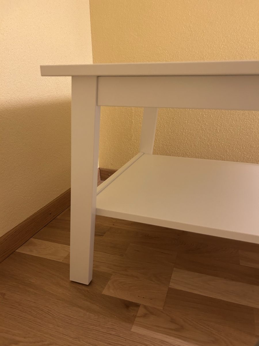 Tavoli: Couchtisch weiss mit Ablage -schlicht und modern – Usato da Maisprach venduto da _aliciarebecca_ 1