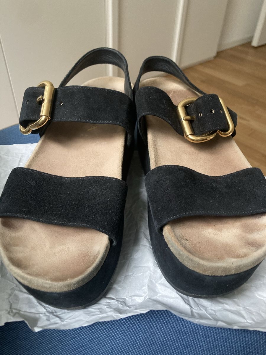 Prada Scarpe da donna: Black Prada wedge sandals, size 38 – Usato da Zürich venduto da mar_yb5j 5