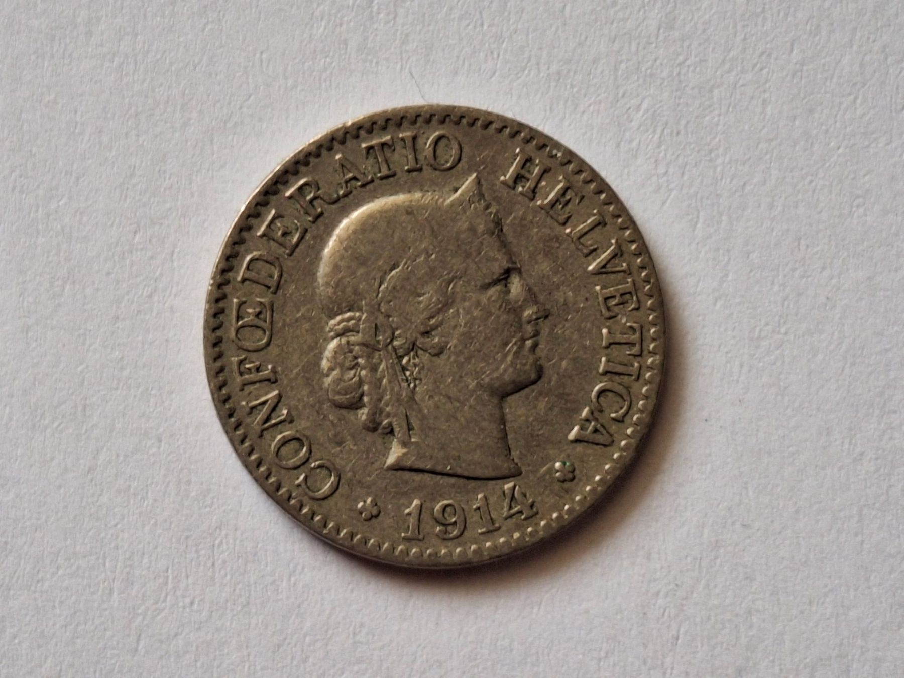 Tutti le monete: 10cts 1914 – Usato da Couvet venduto da zeze03
