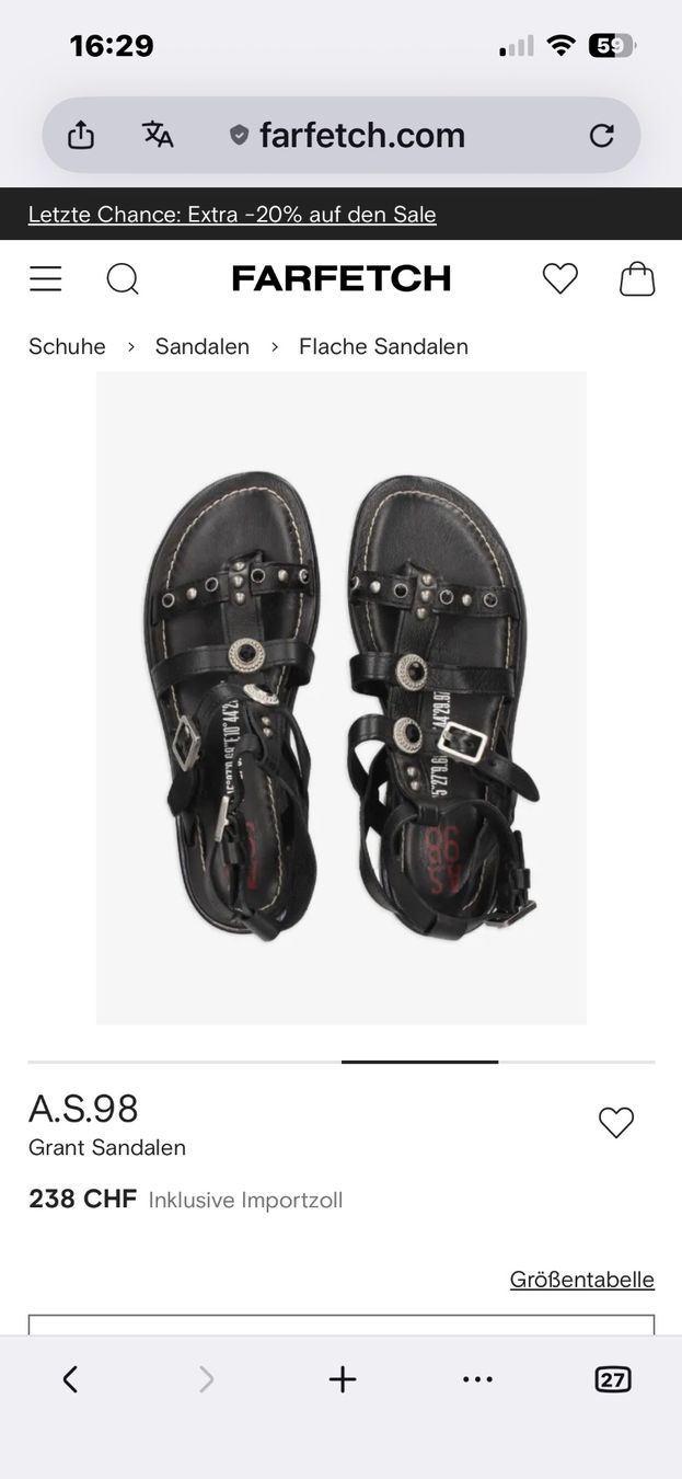 Damenschuhe: Ash 98 Sandalen – Neu (gemäss Beschreibung) aus Wallisellen von Aurorasun 1