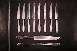Vintage Edelstahl rostfreies Set, 67 teiliger Service für 8