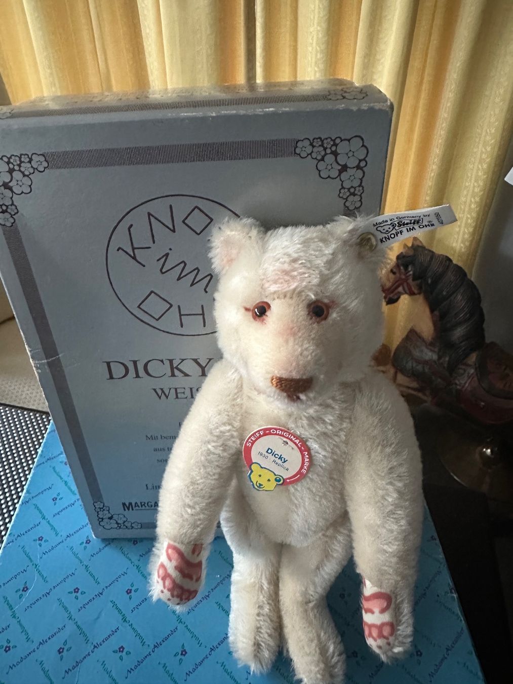 Steiff Giocattoli: Steiff Bär DICKY – Nuovo e nell'imballaggio originale da Mumpf venduto da A_B_E 2
