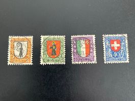 Satz Pro Juventute 1923 Vollstempel