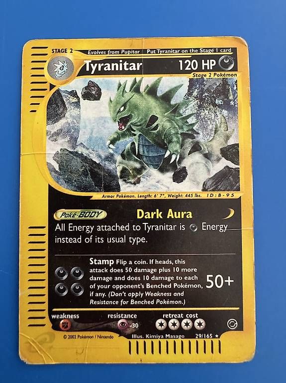 Sammelbilder & Trading cards: Tyranitar HR Expedition 29 ENG – Gebraucht aus Ebikon von TheMadCook 2