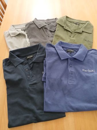 5 Poloshirts Pierre Cardin Grösse L