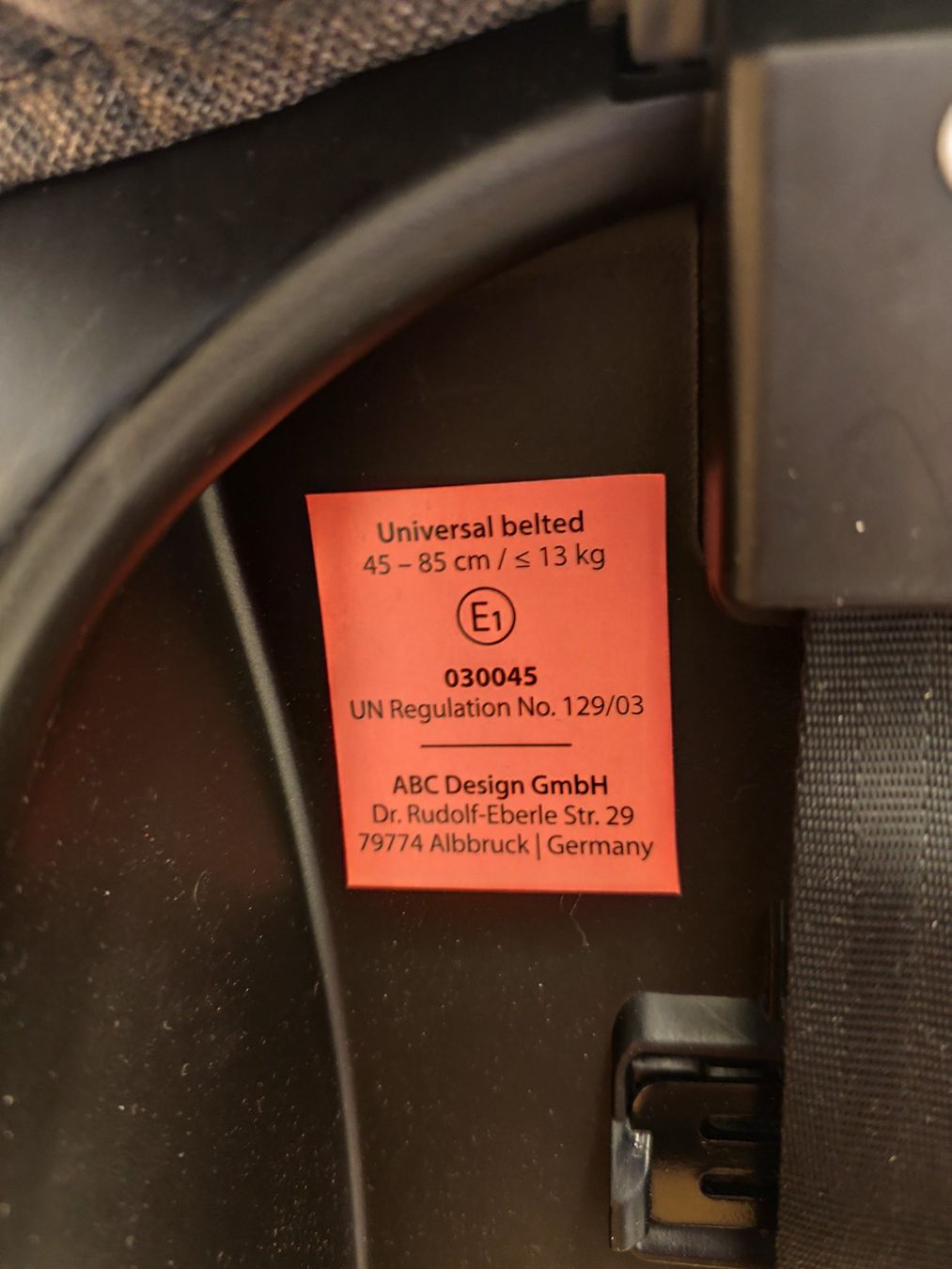 ABC Design Seggiolini per auto: ABC Babyschale – Usato da Signau venduto da Krena.86 2
