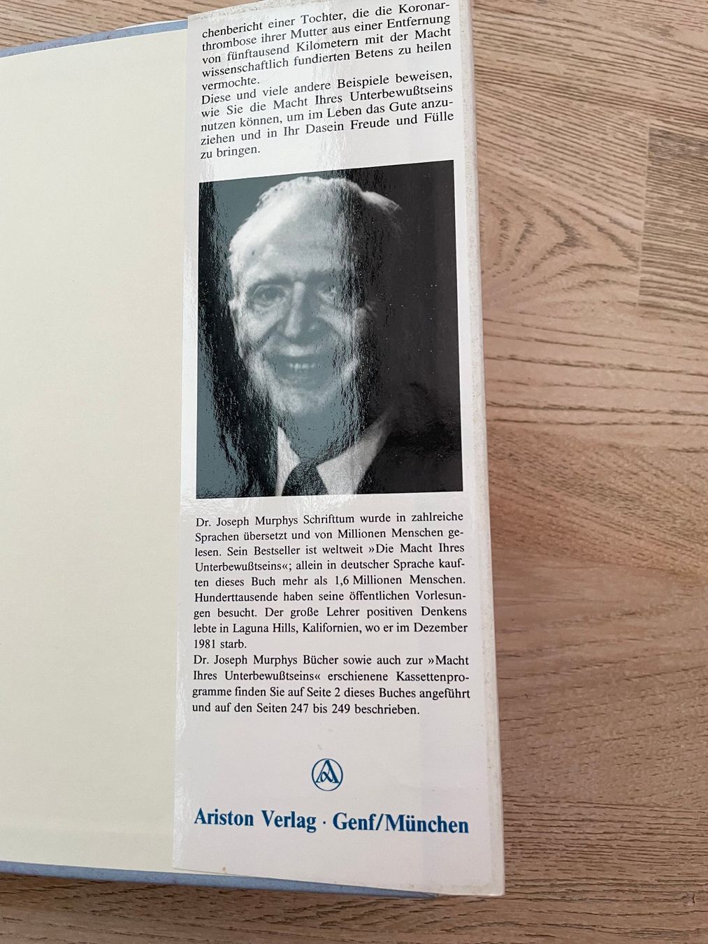 Libri: Die Macht Ihres Unterbewusstsein - Dr. Joseph Murphy – Usato da Schnaus venduto da sueg01 1