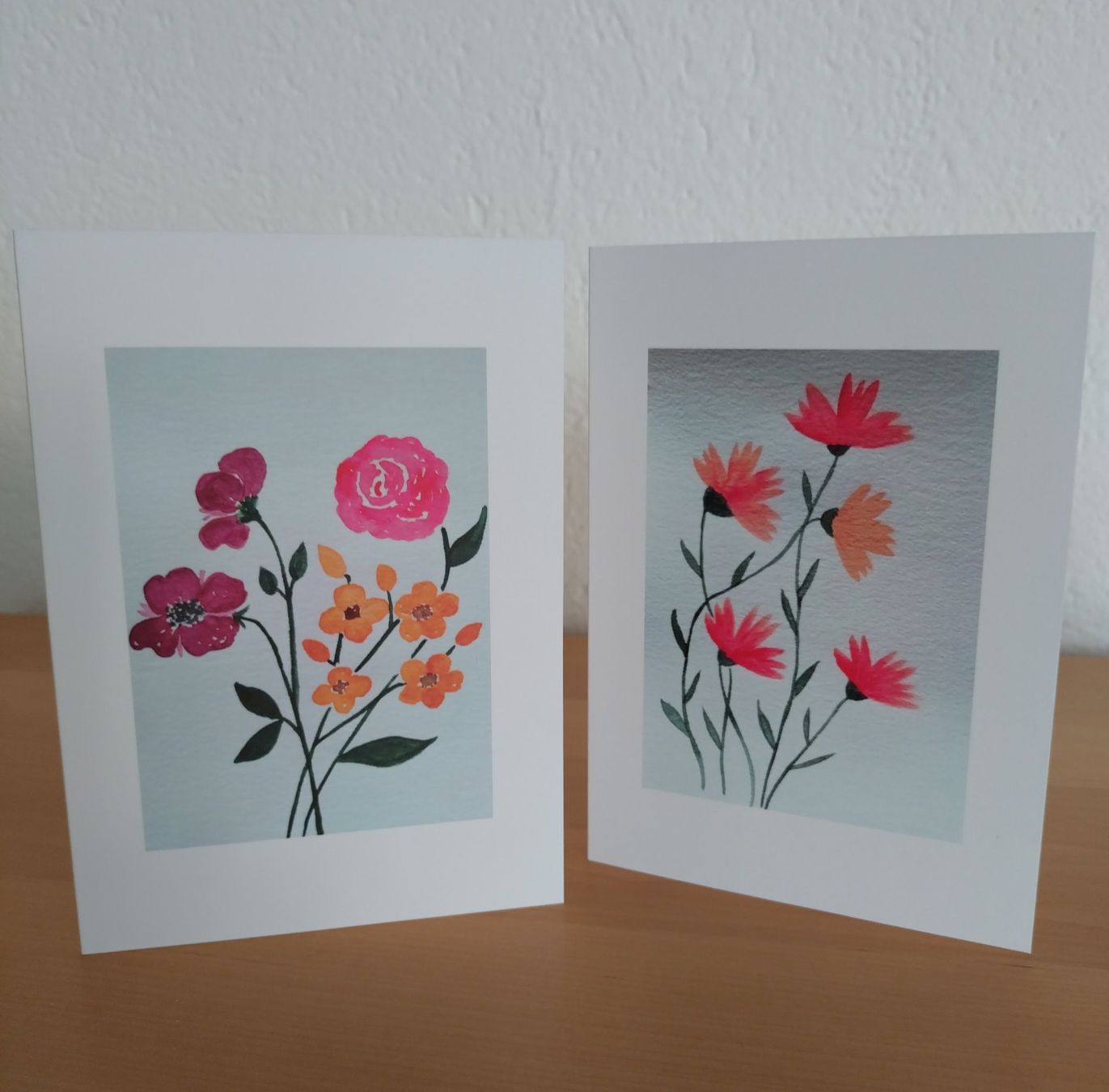 Cartoline: Aquarell-Grusskarten als 4er Set – Nuovo e nell'imballaggio originale da Kilchberg ZH venduto da chr_g5kn 1