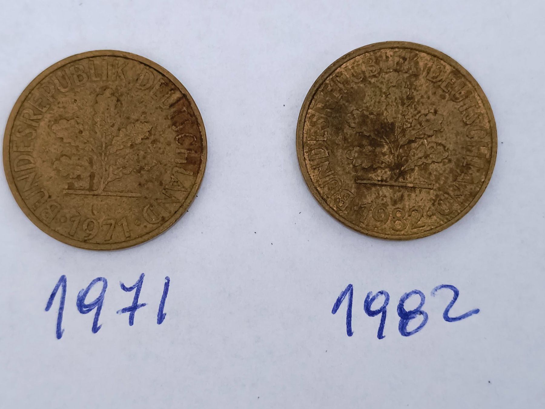 Tutti le monete: DEUTSCHE MARK - MÜNZEN 1950 / 1987 – Usato da Neuhausen am Rheinfall venduto da VALAMA 6