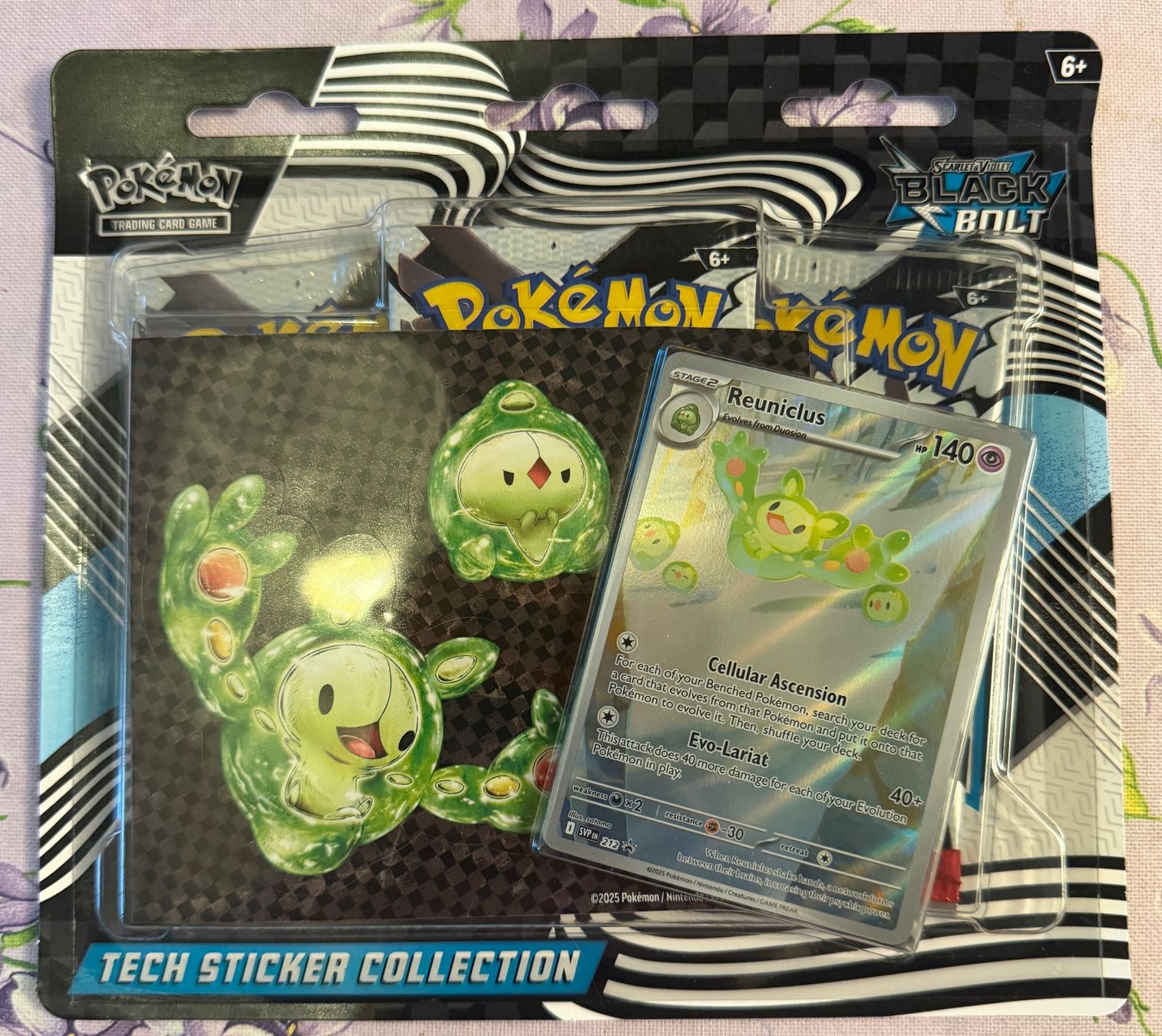 Pokémon Carte collezionabili: Pokémon - Black Bolt - Tech Sticker Collection - EN – Nuovo e nell'imballaggio originale da Meyrin venduto da mat_y78m