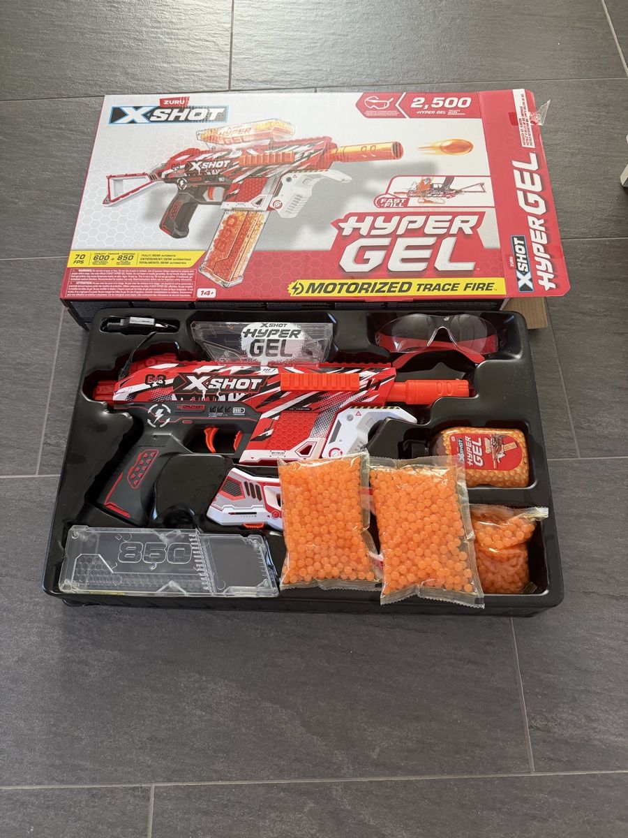 Giocattoli: Hyper gel Trace Fire X shootunbenutzt ink mit 2000 – Nuovo e nell'imballaggio originale da Härkingen venduto da Iceman_09 2