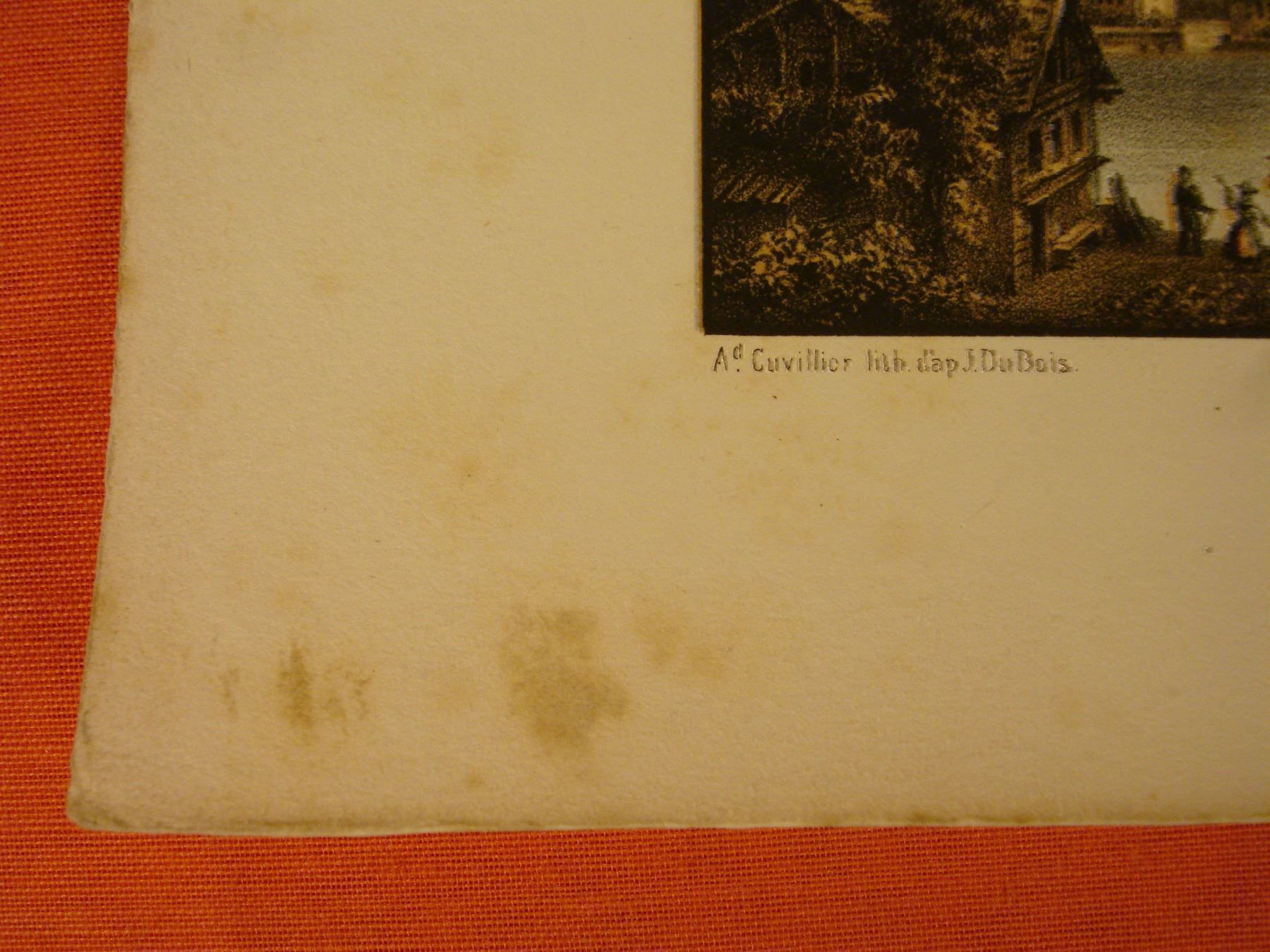 Foto & Immagini: FLÜELEN, FARBLITHOGRAPHIE UM 1850 – Usato da Grüningen venduto da Kartensammler 3