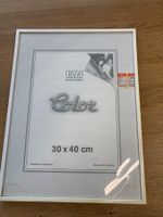 Weisser Bilderrahmen, 30x40 cm - Kunststoff-Glas, Zeitlos!