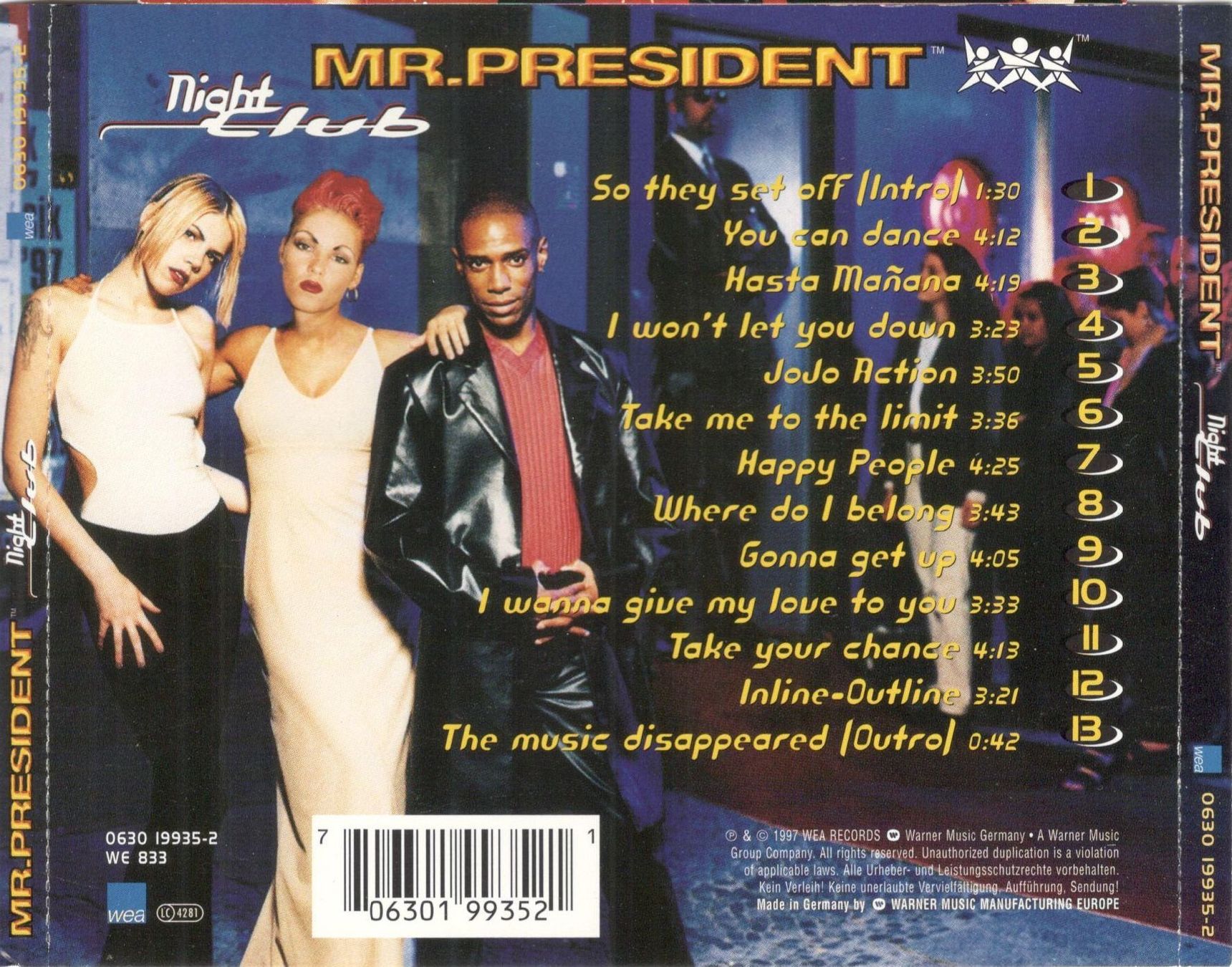CD: Mr. President CD Night Club – Usato da St. Margarethen TG venduto da ursk10 1