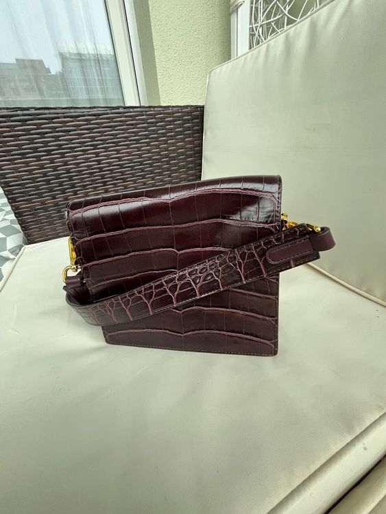 Sac Bandoulière Pixie Mood Cuir Vegan Marron - Occasion Très Bon état
