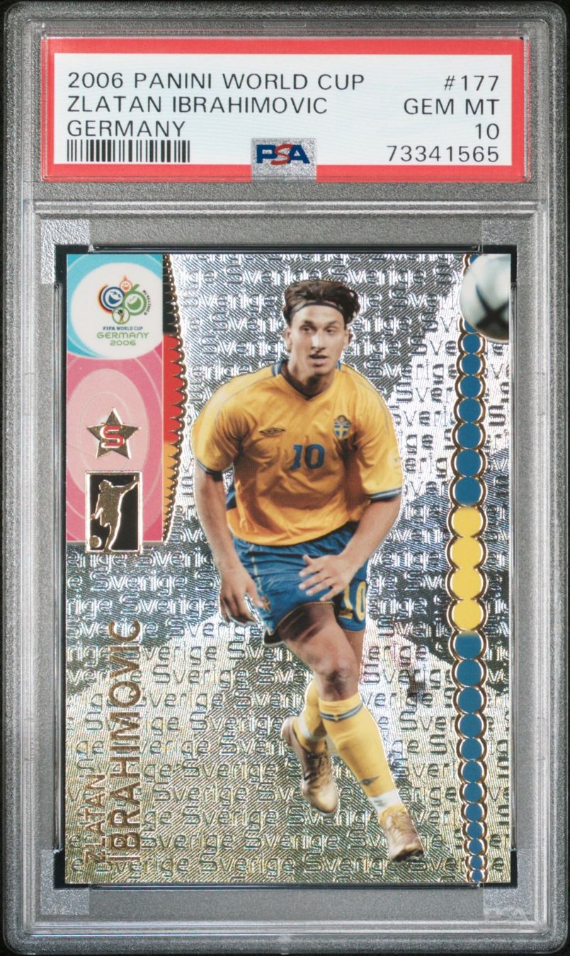 Panini Sammelbilder & Trading cards: 2006 PANINI WORLD CUP IBRAHIMOVIC PSA 10 – Gebraucht aus St. Gallen von Matrix023
