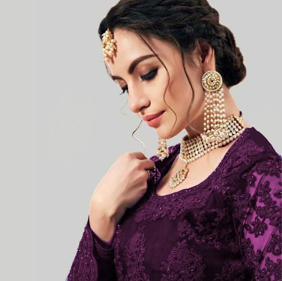 Vestiti: Purple Lehenga – Nuovo e nell'imballaggio originale da Burgdorf venduto da LittleNora 1