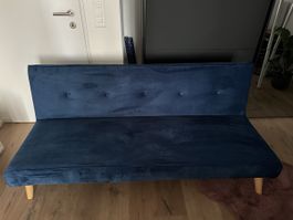 Bettsofa Blau
