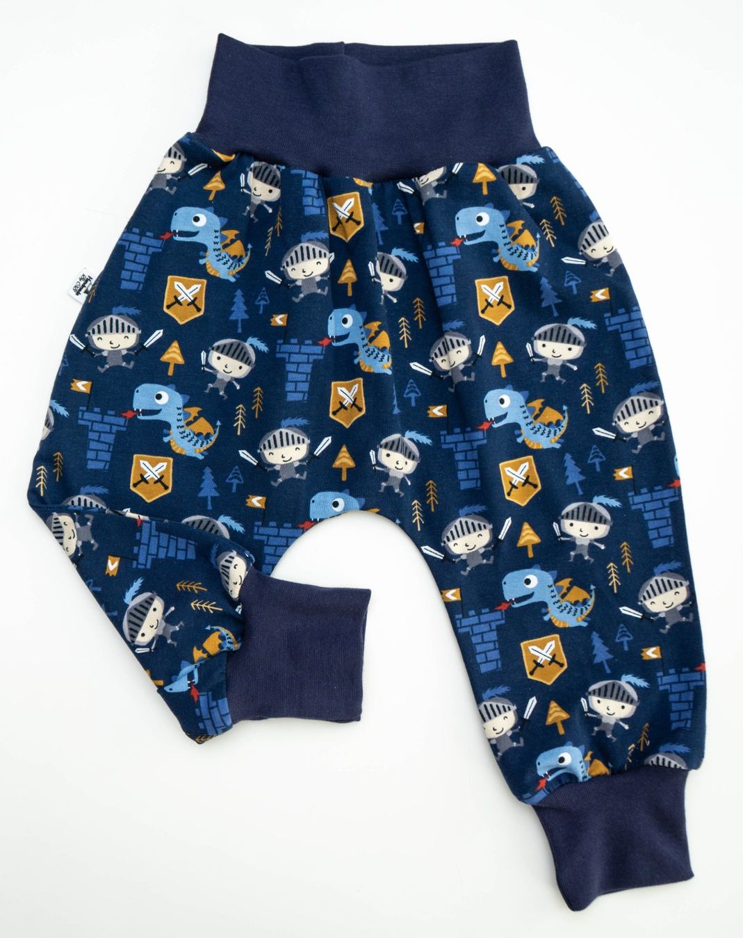 Pantaloni: Pumphose mit Drachen & Rittern - Gr.68/74 NEU – Nuovo e nell'imballaggio originale da Zürich venduto da sambaum