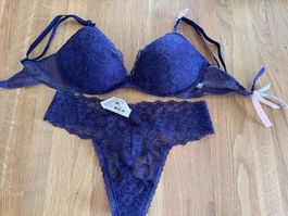 Violettes Set v. VICTORIA'S SECRET, C75/M, NEU mit Etikett
