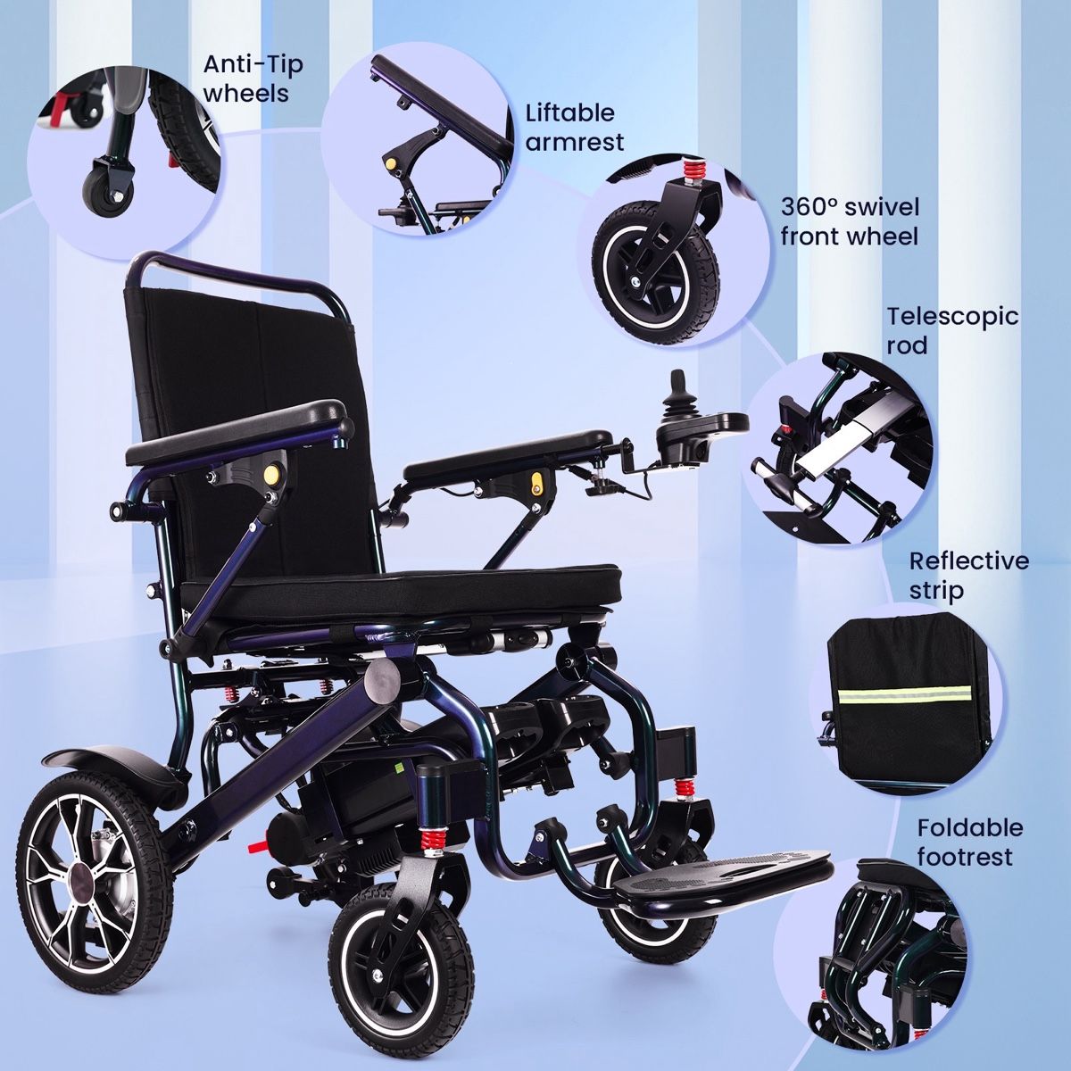 Sedie a rotelle: Elektrischer Rollstuhl mit Fernbedienung – Nuovo e nell'imballaggio originale da Vinelz venduto da AlexNetti007 1