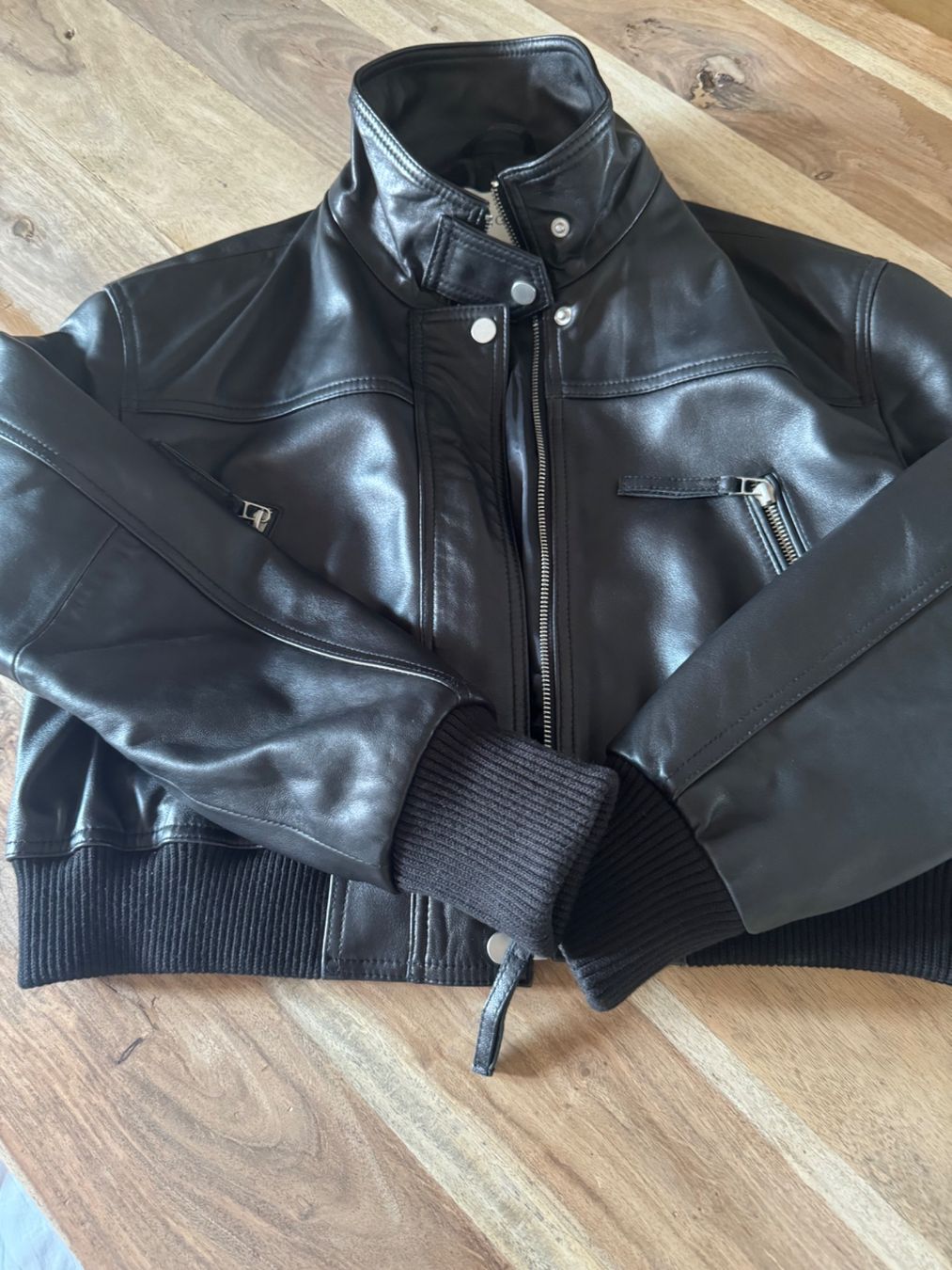 Zalando Vestes: Lederjacke in schwarz GR. 36 – Neuf avec emballage d'origine à Thun par kth_ng29 1