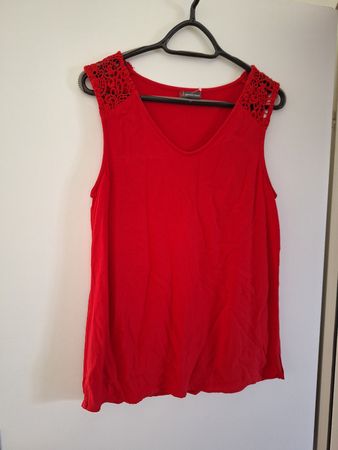 ärmelloses Shirt mit Spitze von Street One in Gr. 38