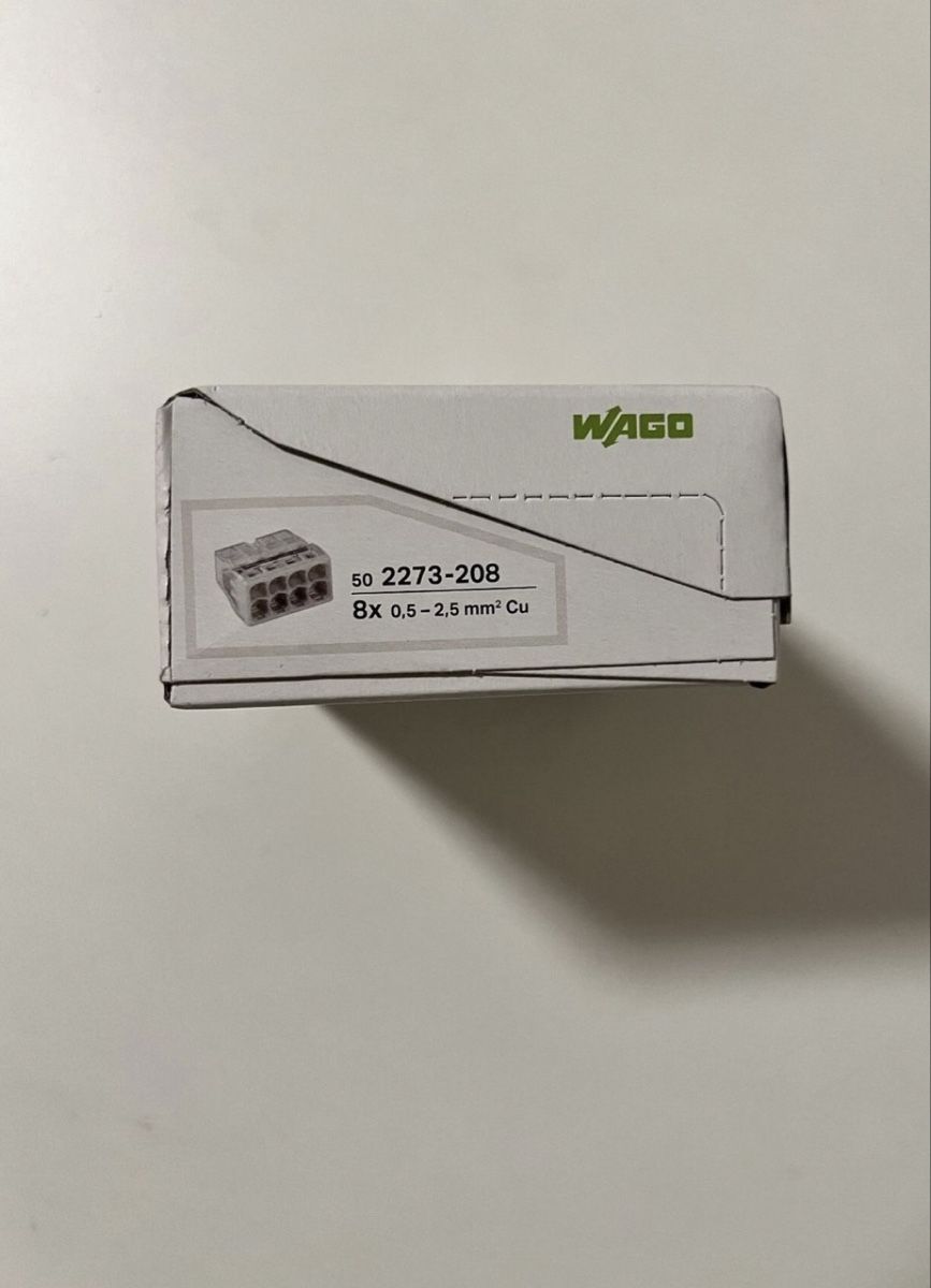Wago Elektronikbauteile: Wago Steckklemme 8L – Neu und originalverpackt aus Luzern von Elektrogut 2