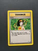 Pokémon Karte Erika Trainer 100/132 Gym Heroes