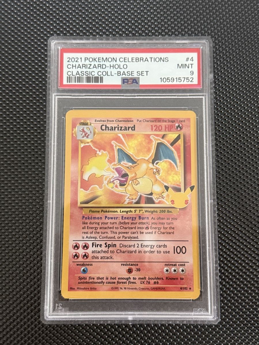 Pokémon Cartes à collectionner: Charizard holo Celebrations PSA 9 ab 1 fr!! – Neuf avec emballage d'origine à Lausen par Flaze