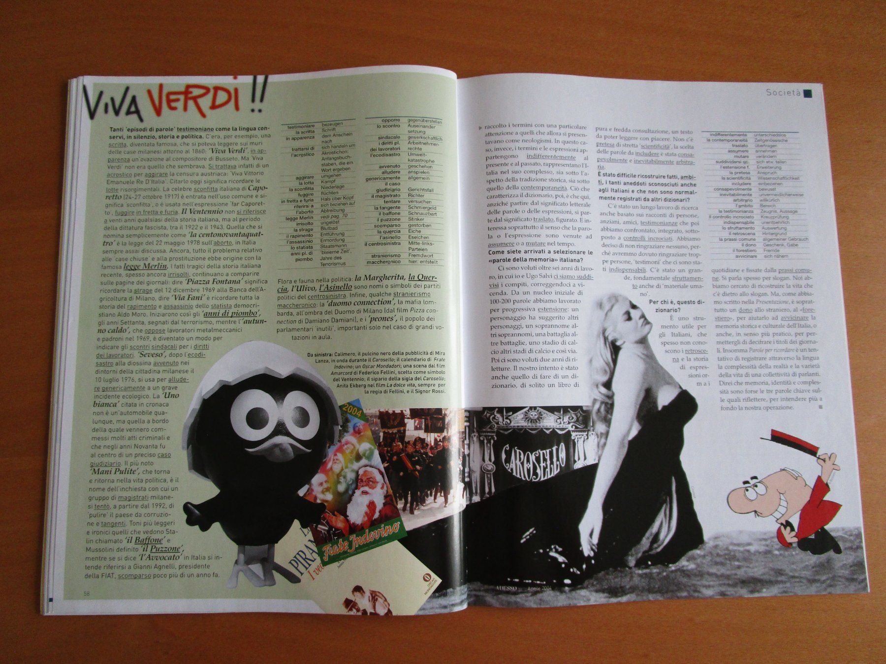 Zeitschriften & Magazine: Rivista: Adesso, aprile 2004 – Gebraucht aus Langenthal von majarose 4
