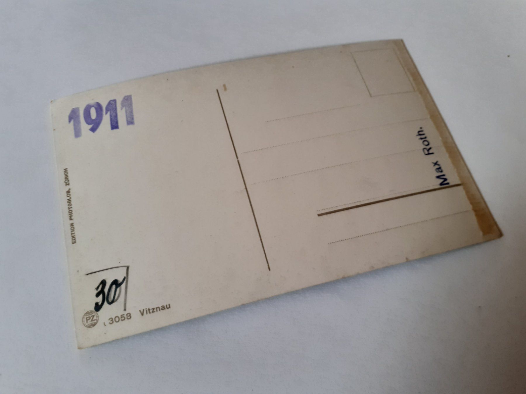 Cartes postales: VITZNAU - DAMPFER - 1911 – D'occasion à Winterthur par Ornyx7 1