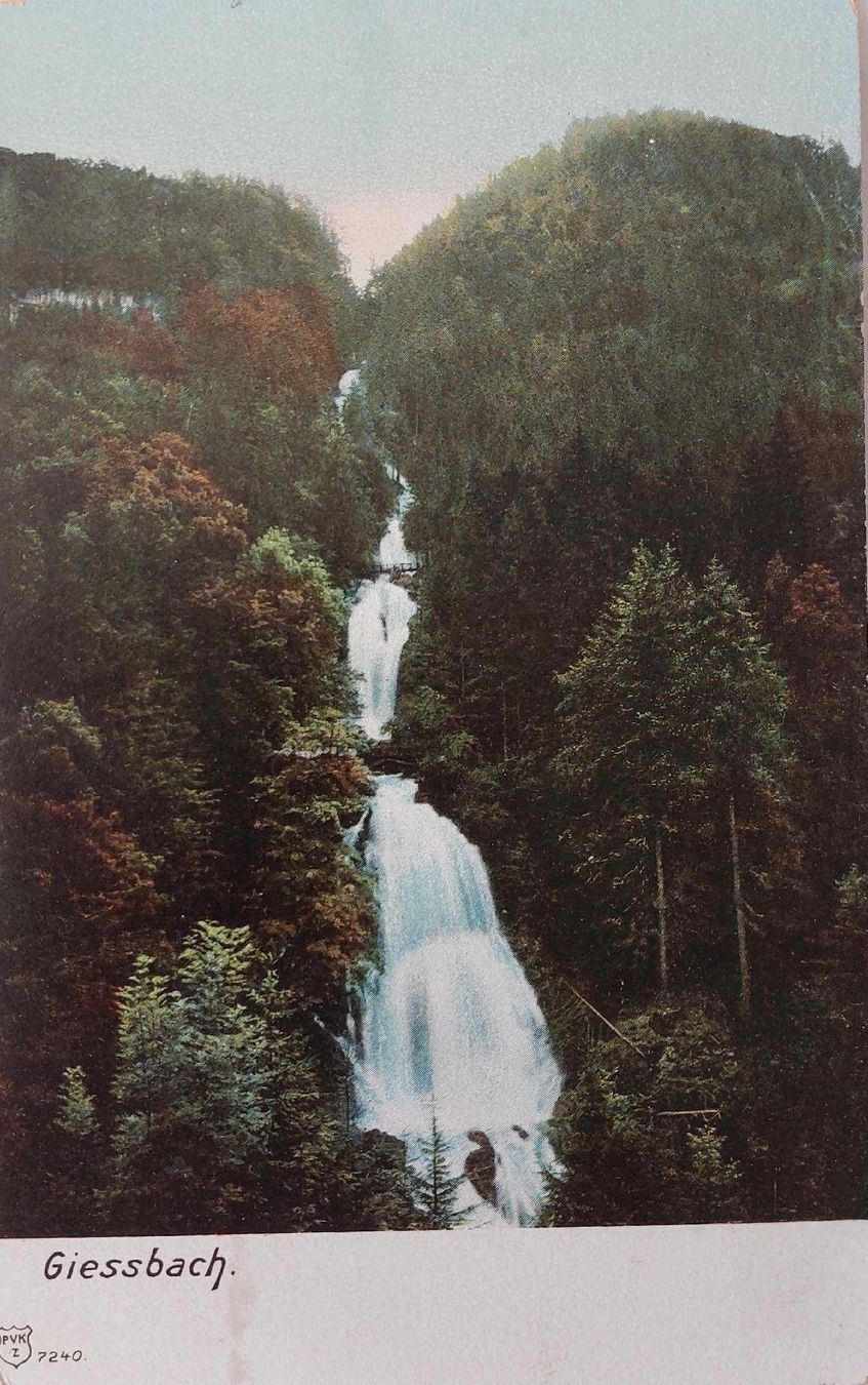 Ansichtskarten: GIESSBACH – Gebraucht aus Delémont von Domdom1